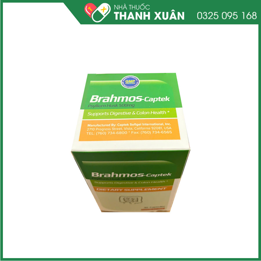 Brahmos-Captek giúp bổ sung chất xơ, hỗ trợ sức khỏe đường ruột